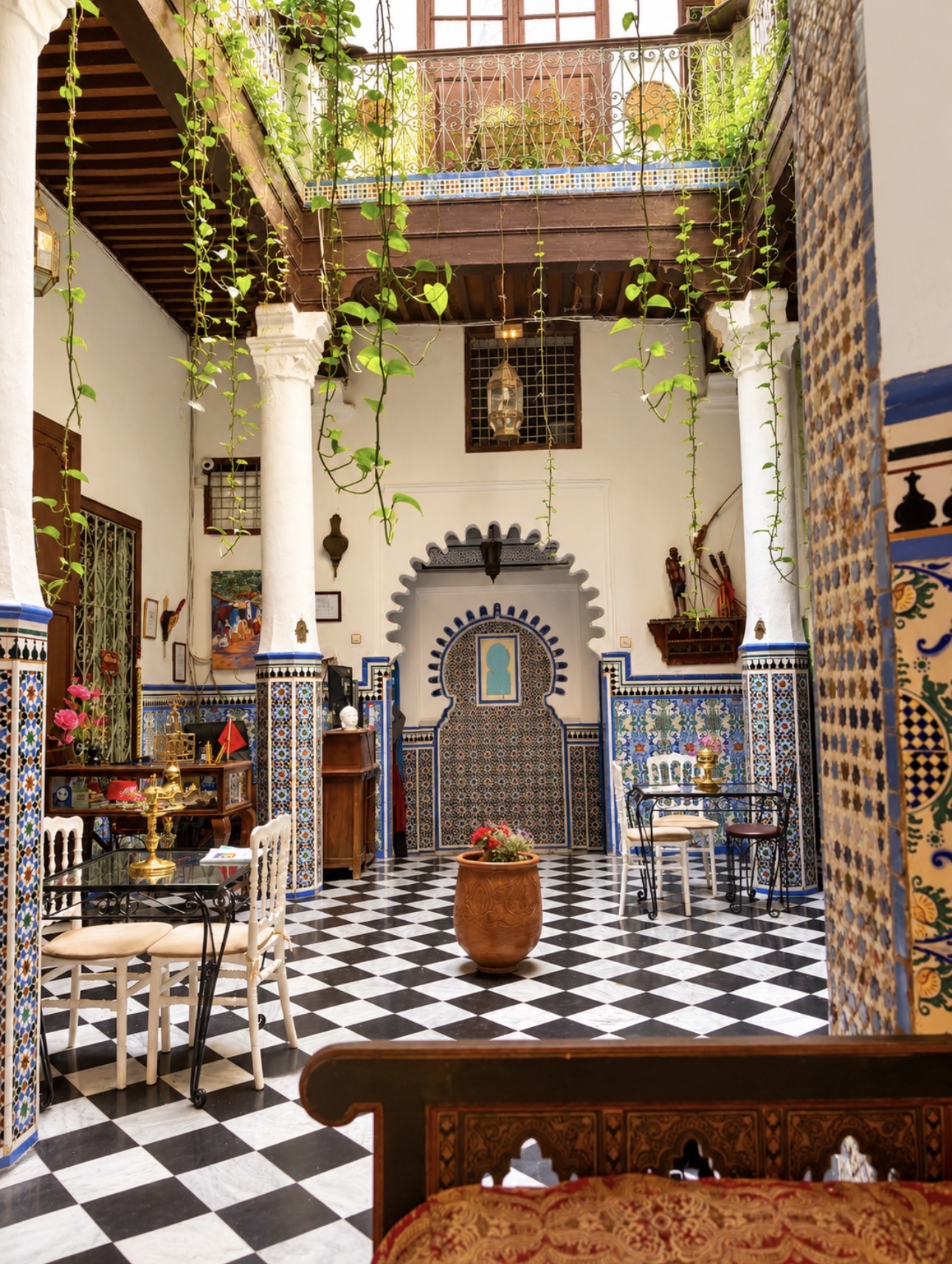 Patio de Riad Dar Dahlia